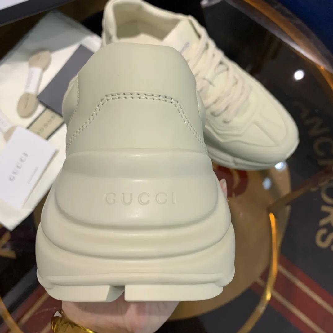 GUCCI Rhyton Sneakers White Red Logo Design –  Replica Shoes with Iconic Rep Style Fashionable 923