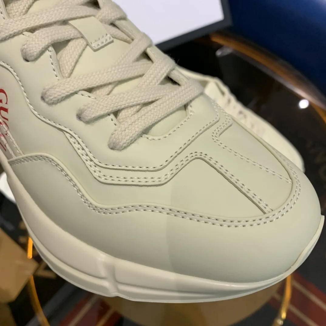 GUCCI Rhyton Sneakers White Red Logo Design –  Replica Shoes with Iconic Rep Style Fashionable 923