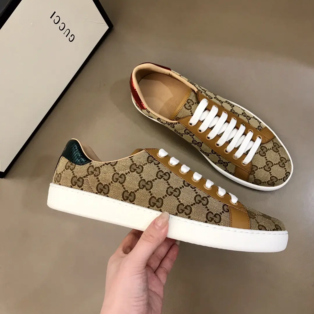 Gucci Ace GG Supreme Sneaker, Brown Beige –  Rep Shoes & Gucci Replica NewStyle 821