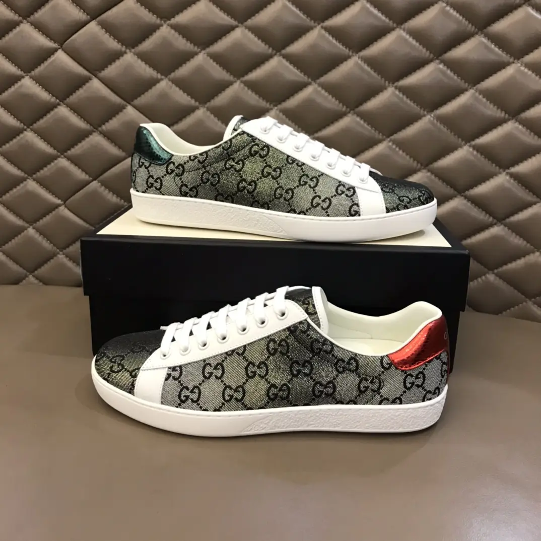 WaterResistant Gucci Ace GG Supreme Sneaker, White Black –  Rep Shoes & High Quality Replica Gucci Shoes 815