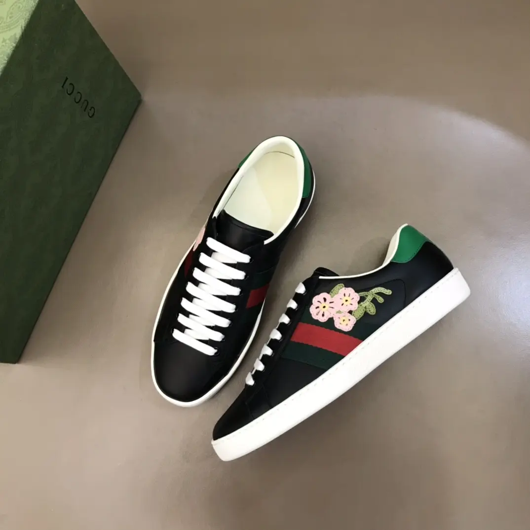 Gucci Ace Sneaker Black Low-Top –  Rep Shoes & High Quality Replica Shoes MoistureWicking 816