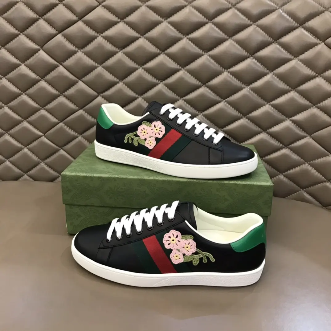Gucci Ace Sneaker Black Low-Top –  Rep Shoes & High Quality Replica Shoes MoistureWicking 816