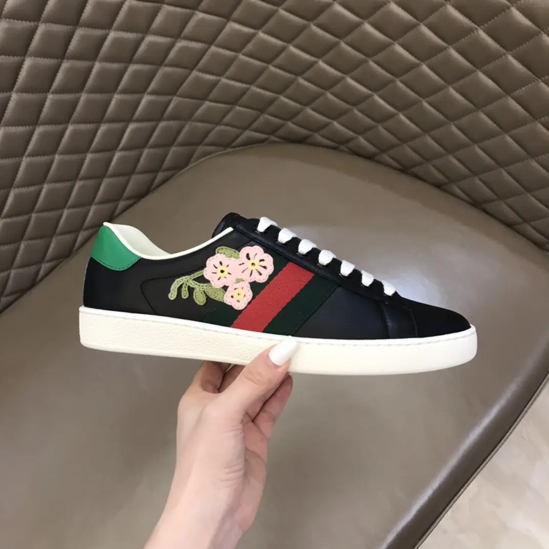 Gucci Ace Sneaker Black Low-Top –  Rep Shoes & High Quality Replica Shoes MoistureWicking 816