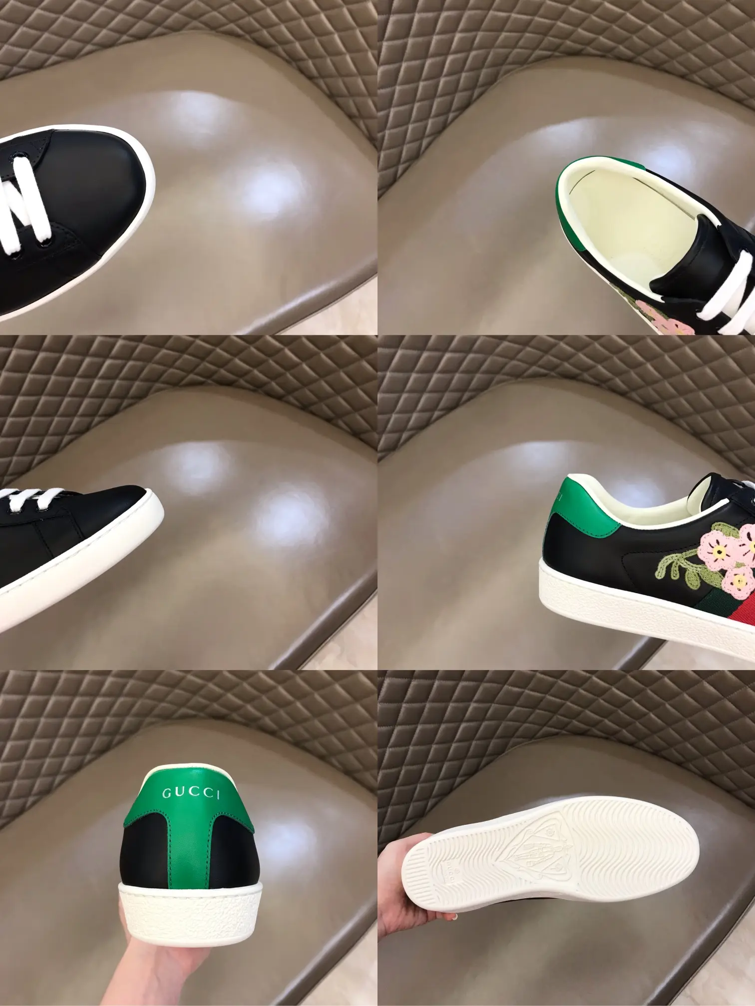 Gucci Ace Sneaker Black Low-Top –  Rep Shoes & High Quality Replica Shoes MoistureWicking 816