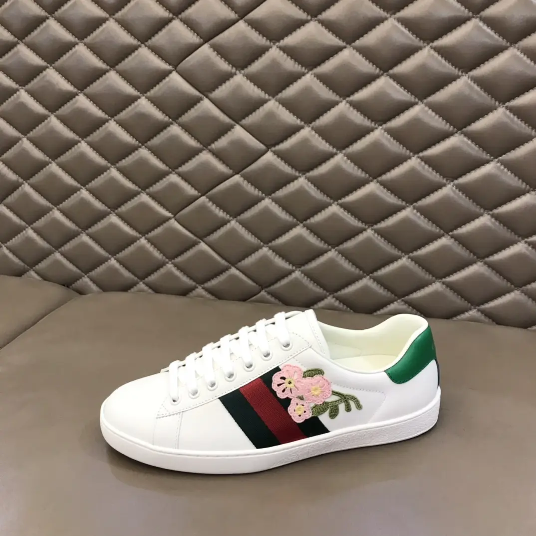 Gucci Ace Sneaker White Floral Low-Top –  Rep Shoes & Gucci Replica EyeCatching 811