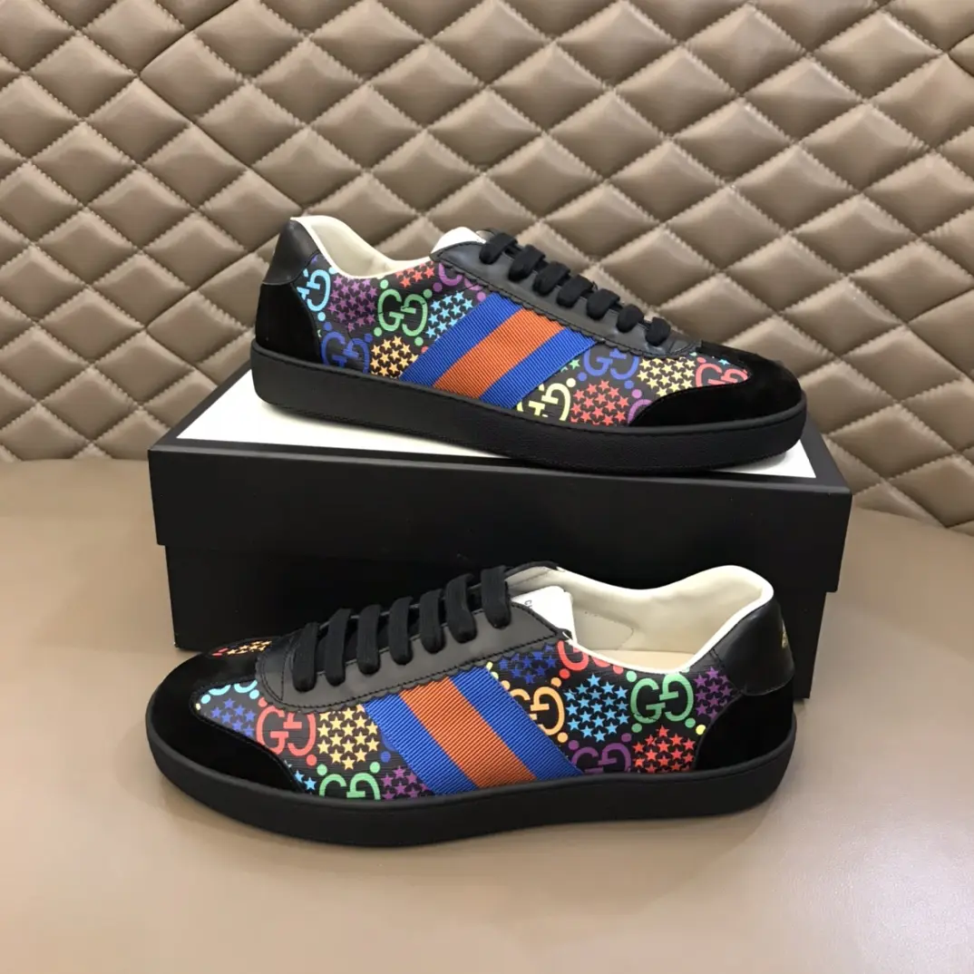 Resilient Gucci Ace Sneakers Multicolor Low-Top –  Gucci Replica Shoes & Rep Footwear 823
