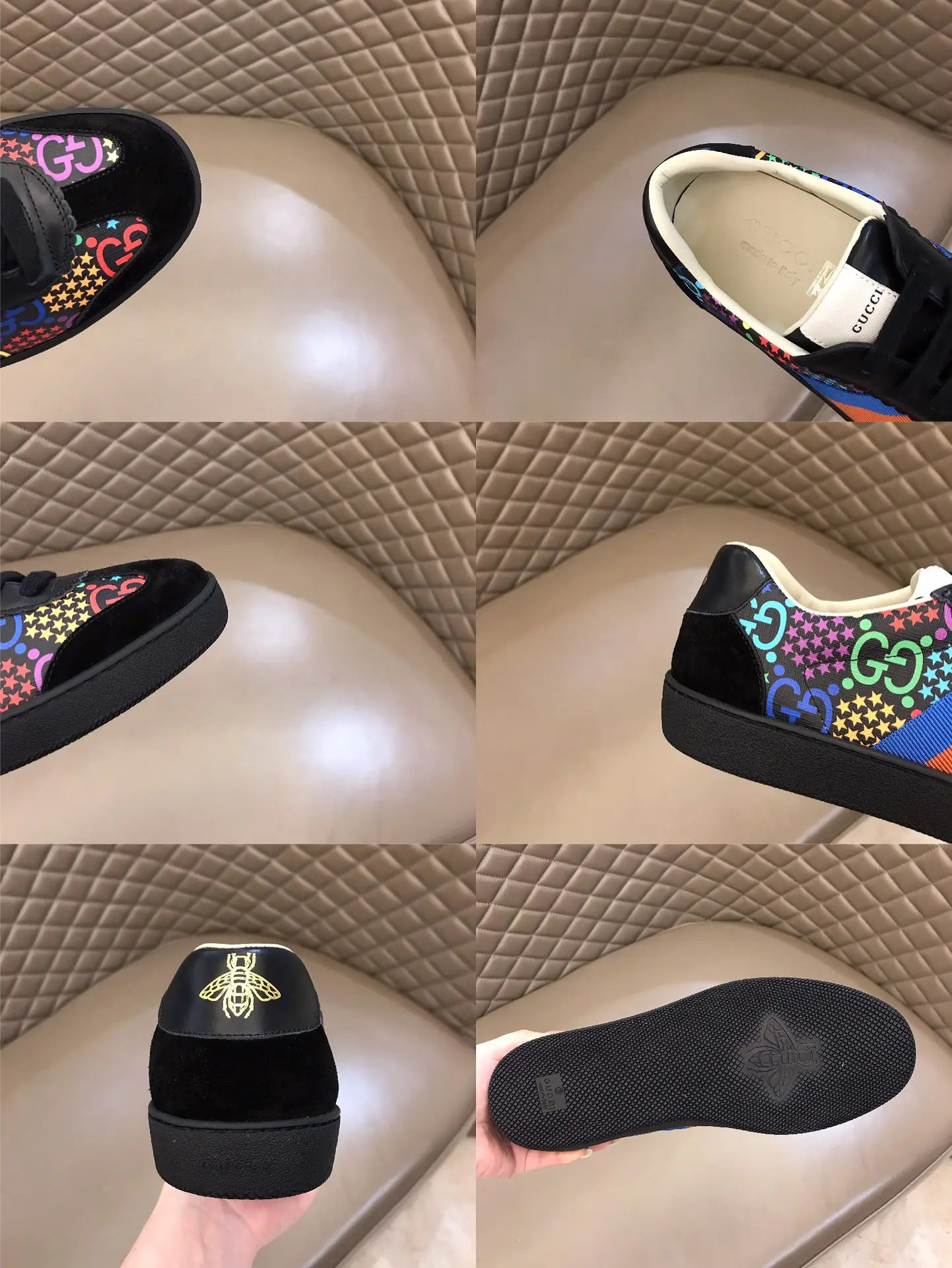 Resilient Gucci Ace Sneakers Multicolor Low-Top –  Gucci Replica Shoes & Rep Footwear 823