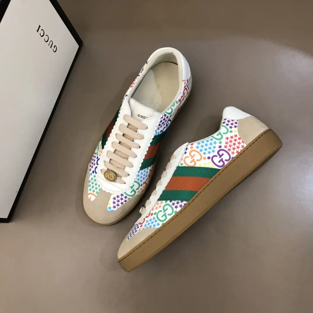 SmartChoice Gucci Ace Sneakers Multicolor Low-Top –  Gucci Replica Shoes with High Quality 828