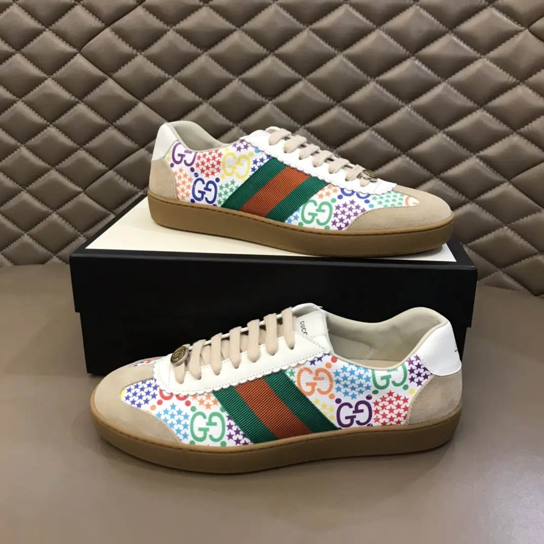 SmartChoice Gucci Ace Sneakers Multicolor Low-Top –  Gucci Replica Shoes with High Quality 828