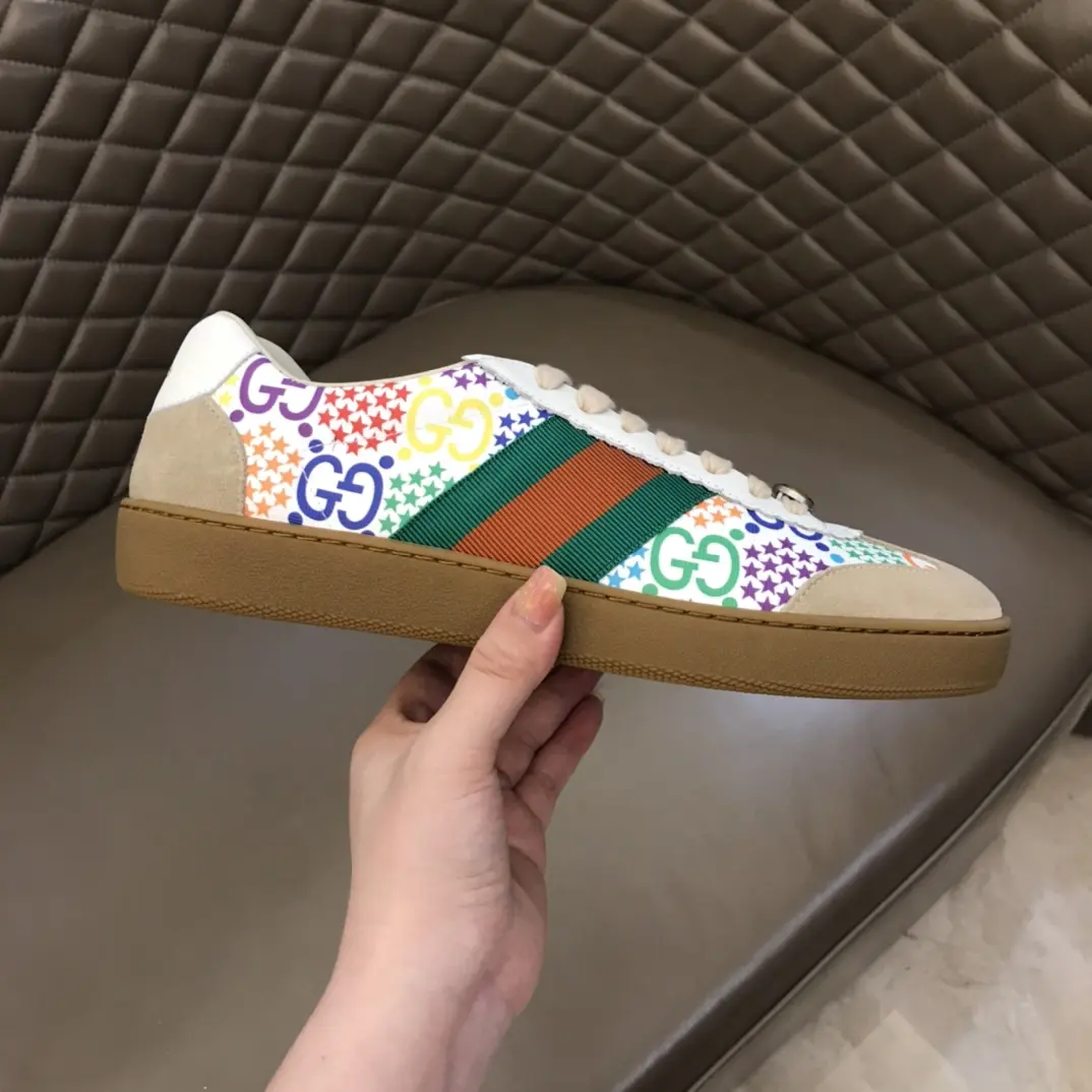 SmartChoice Gucci Ace Sneakers Multicolor Low-Top –  Gucci Replica Shoes with High Quality 828