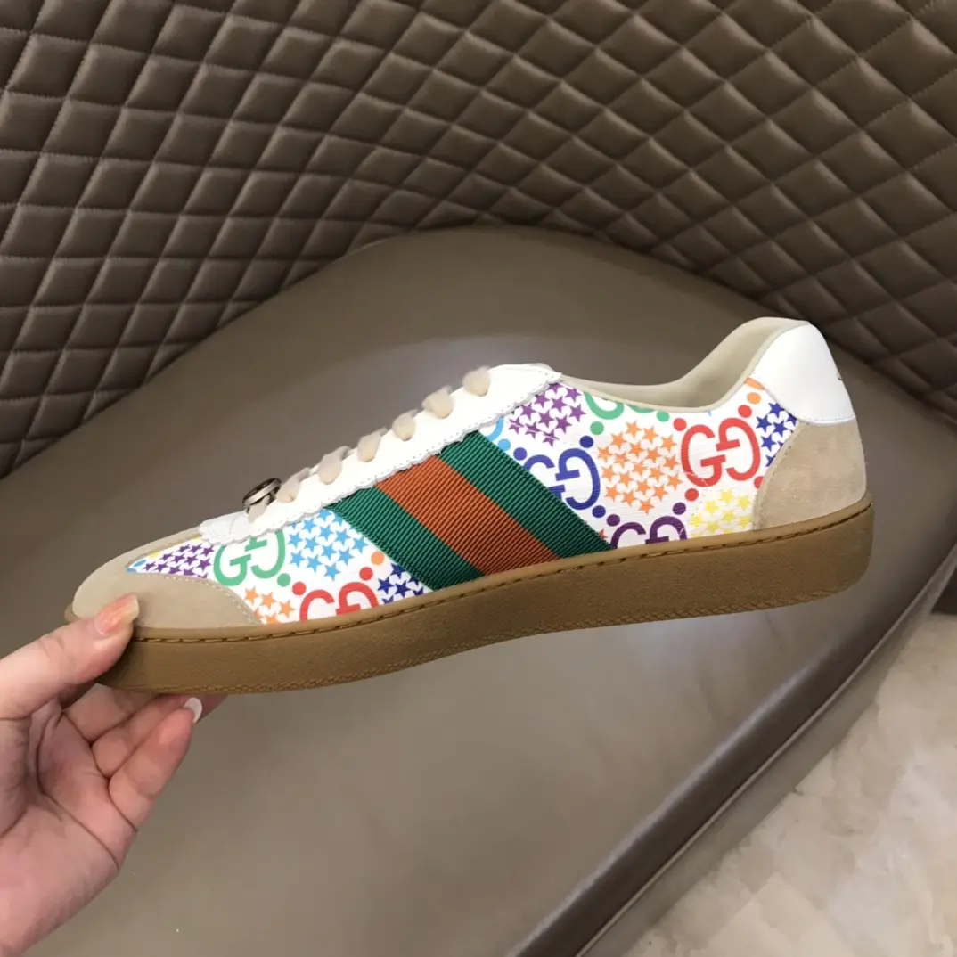 SmartChoice Gucci Ace Sneakers Multicolor Low-Top –  Gucci Replica Shoes with High Quality 828