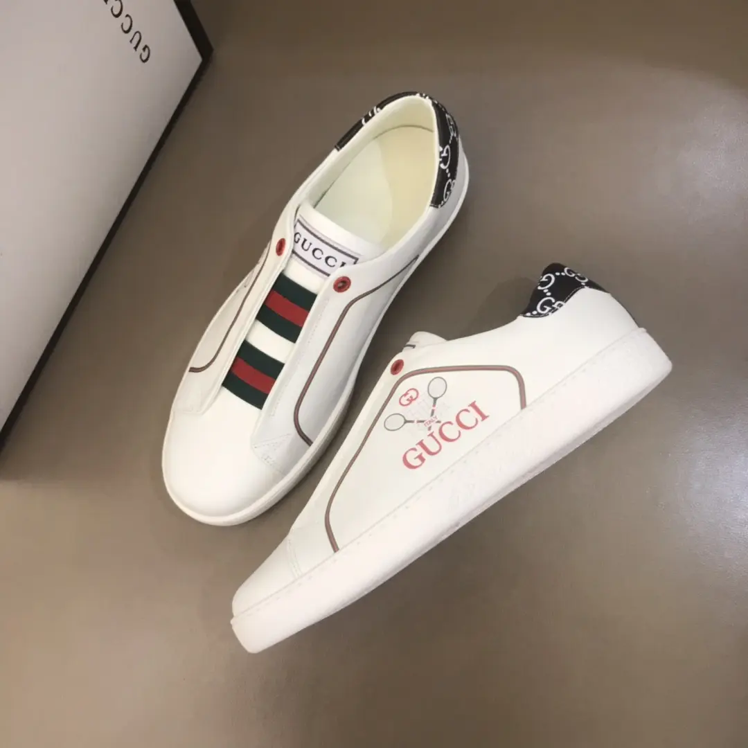Affordable Gucci Ace White Sneakers with Web Stripe –  Rep Shoes & High Quality Replica Gucci 818