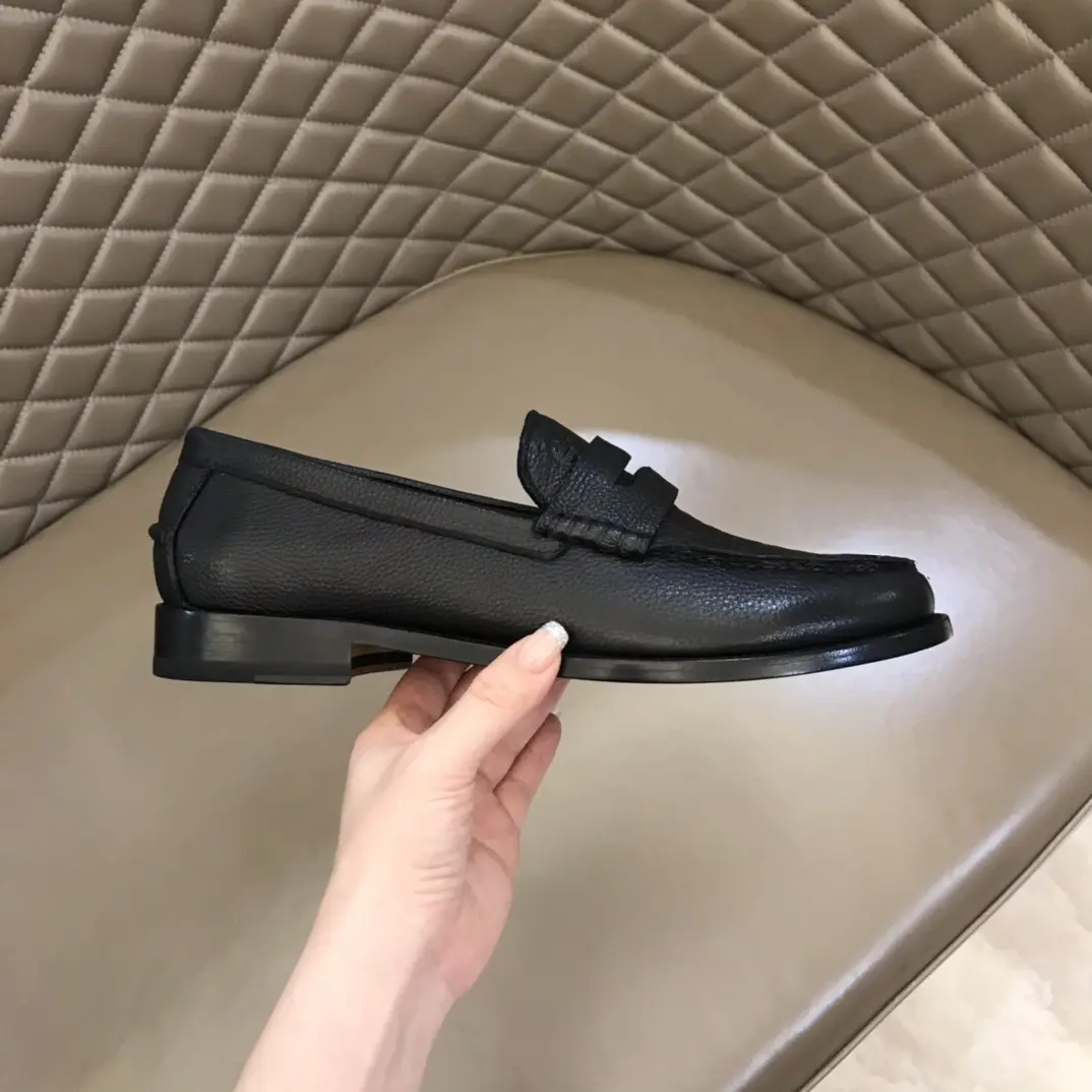 EasyCare Gucci Business  Loafers, Black, Embossed – Premium Rep Shoes & Gucci Replica 878