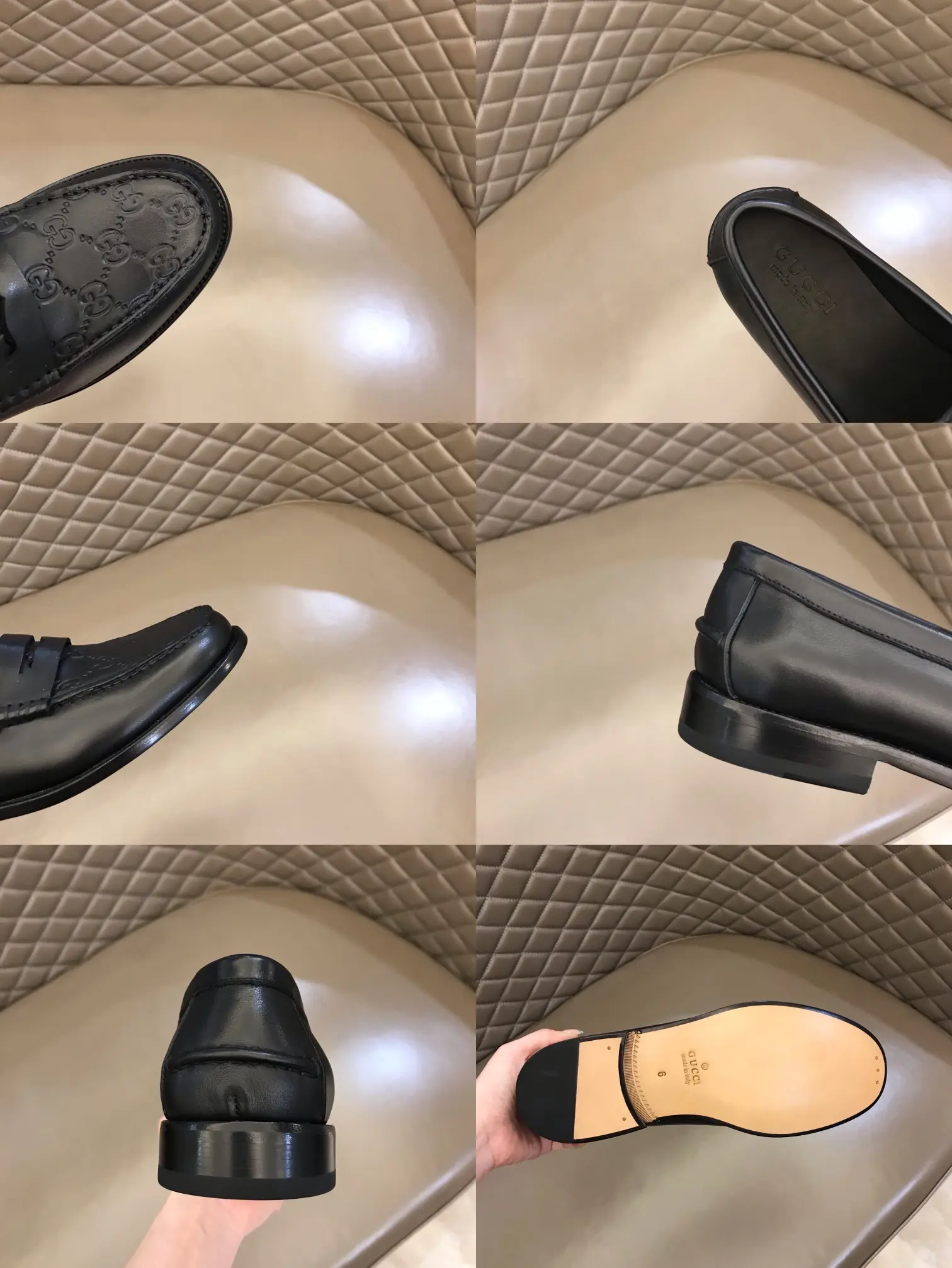 Gucci Business  Loafers Black GG Pattern – Premium Rep Shoes & High Quality Replica Shoes Minimalist 871