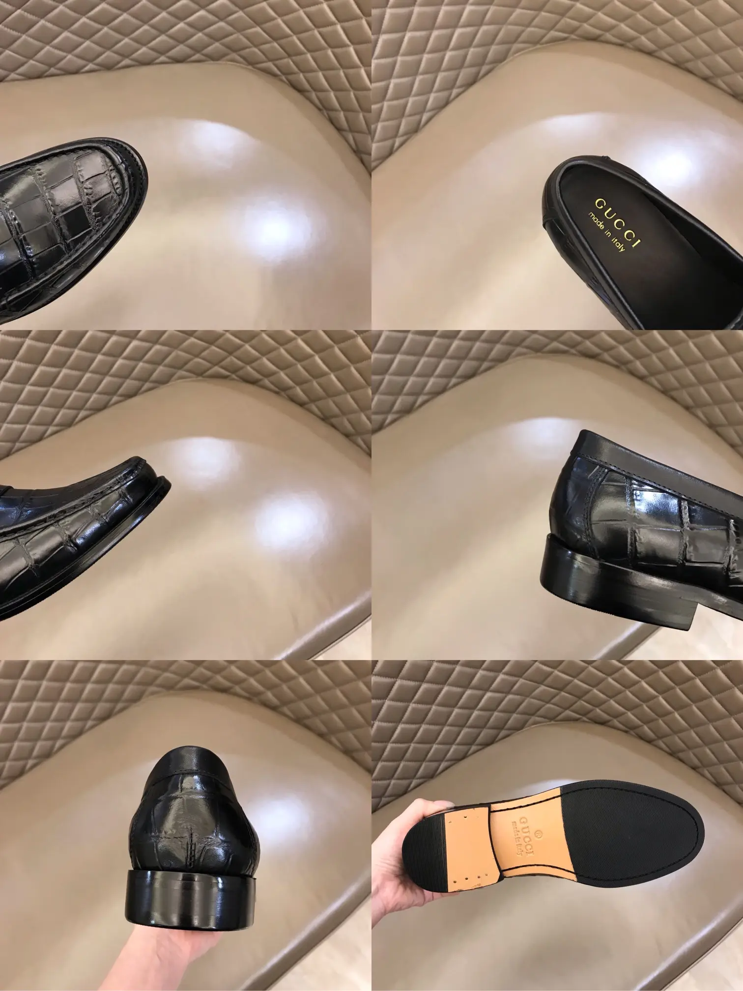 Gucci Business  Loafers Black Leather – Premium Rep Shoes & Replica Gucci Footwear Classic 886