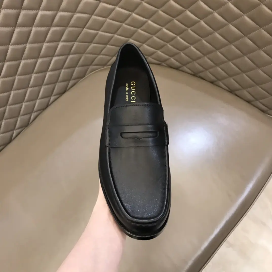 Gucci Business  Loafers, Black Leather – Premium Rep Shoes & Replica Shoes Youthful 897