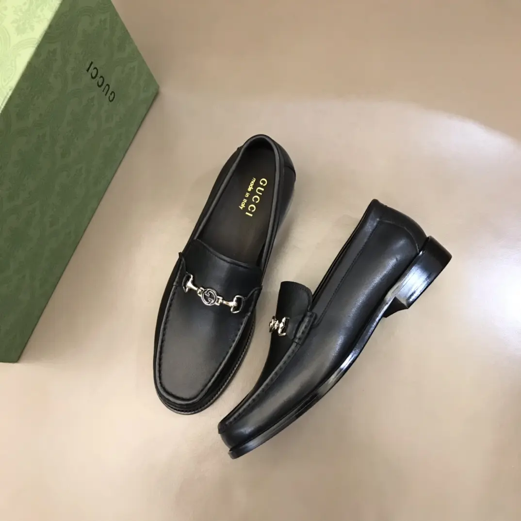 Gucci Business  Loafers, Black, Metal – Premium Rep Shoes & Fake Gucci Collection EasyCare 889
