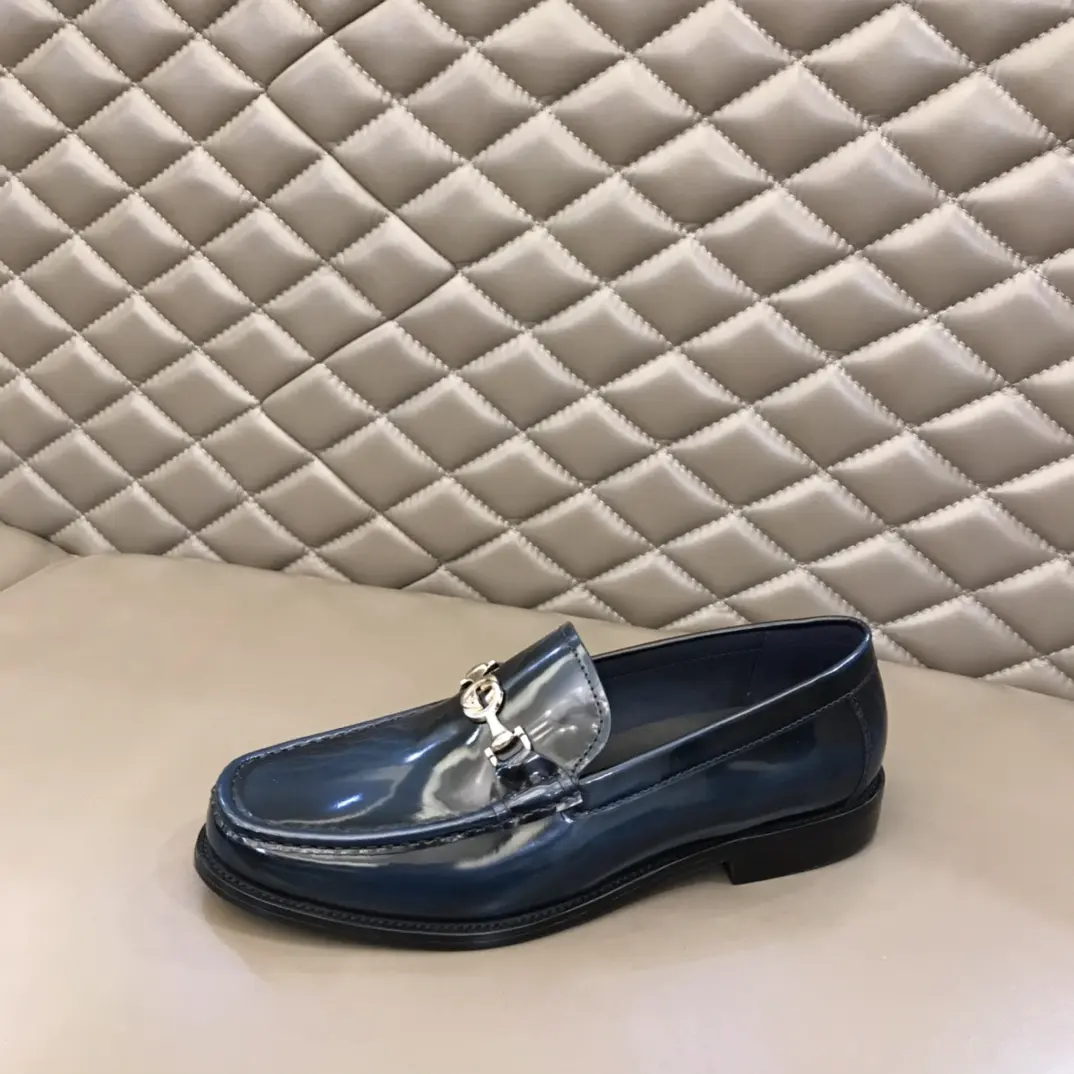 Breathable Gucci Business  Loafers, Black, Shiny – Premium Rep Shoes & Replica Shoes 898