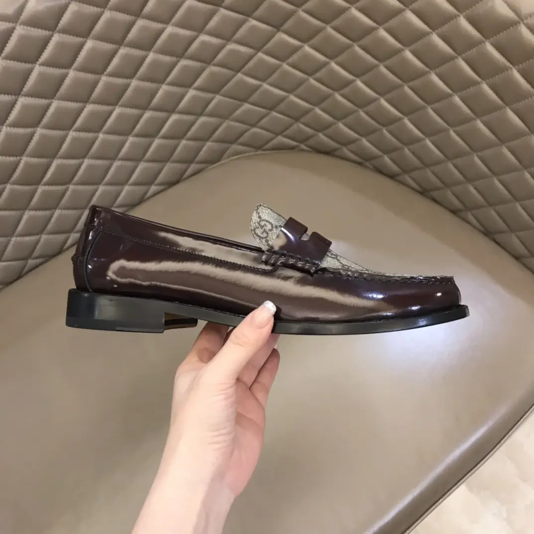 Gucci Business  Loafers, Brown Grey – Premium Rep Shoes & Gucci Replica Unisex 874