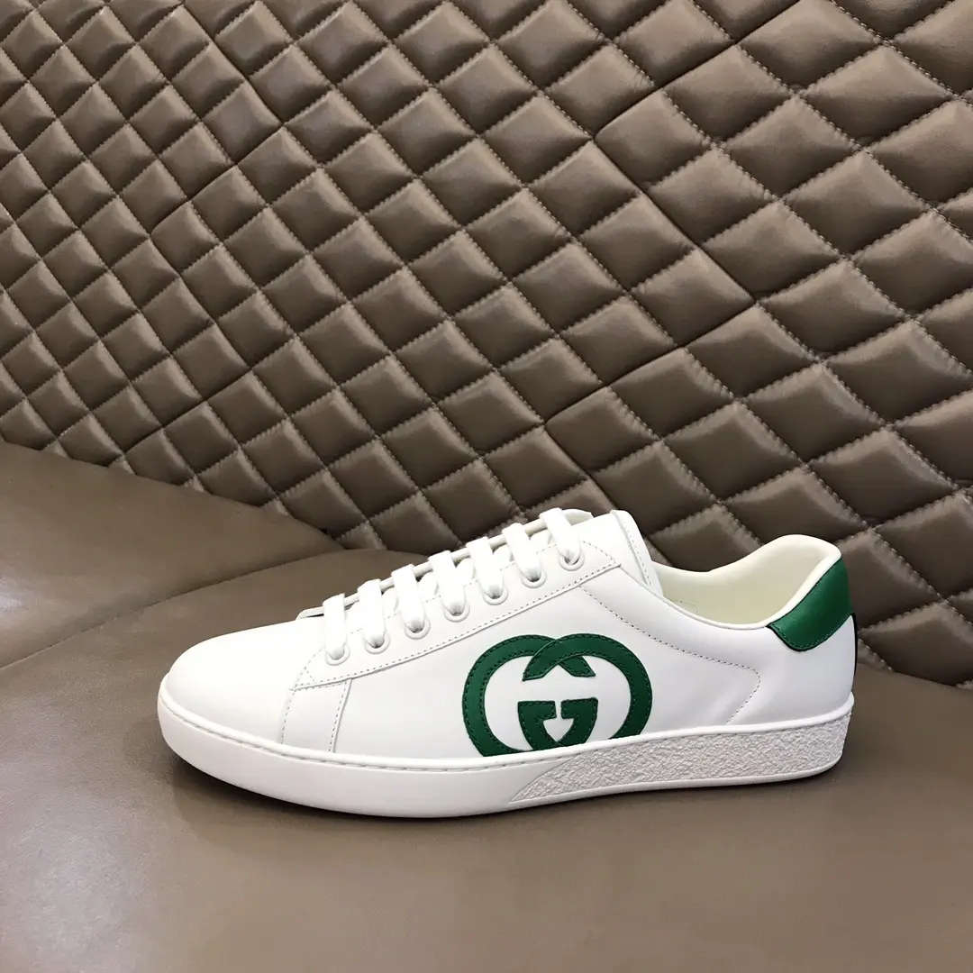 WeatherProof Gucci  Low-Top Sneakers White Green – Premium Rep Shoes & High Quality Replica Shoes 824