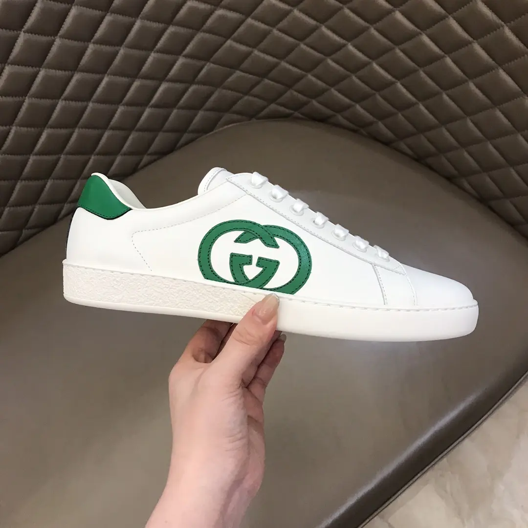 WeatherProof Gucci  Low-Top Sneakers White Green – Premium Rep Shoes & High Quality Replica Shoes 824