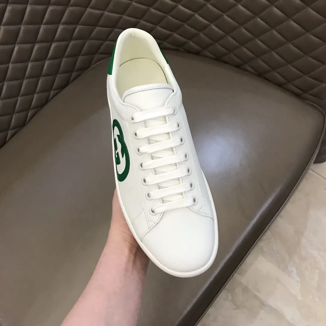 WeatherProof Gucci  Low-Top Sneakers White Green – Premium Rep Shoes & High Quality Replica Shoes 824