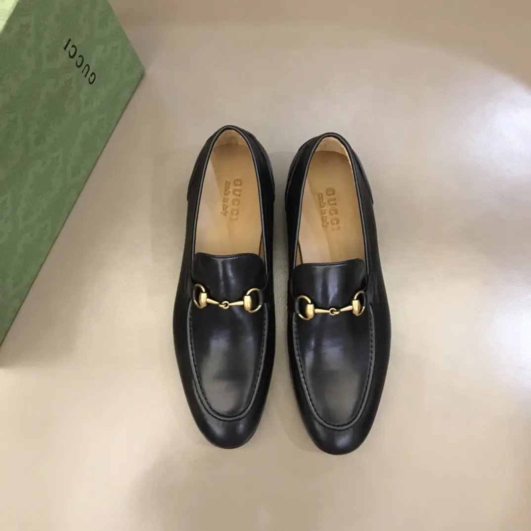 FashionForward Gucci Jordaan Bit Loafer Black Leather –  Replica Shoes & Rep Footwear 907