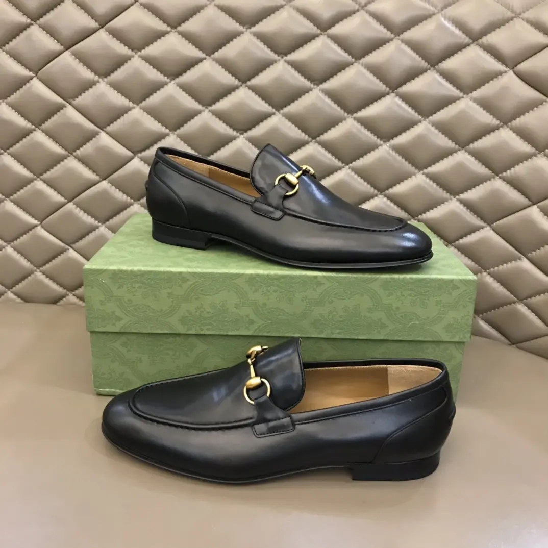 FashionForward Gucci Jordaan Bit Loafer Black Leather –  Replica Shoes & Rep Footwear 907