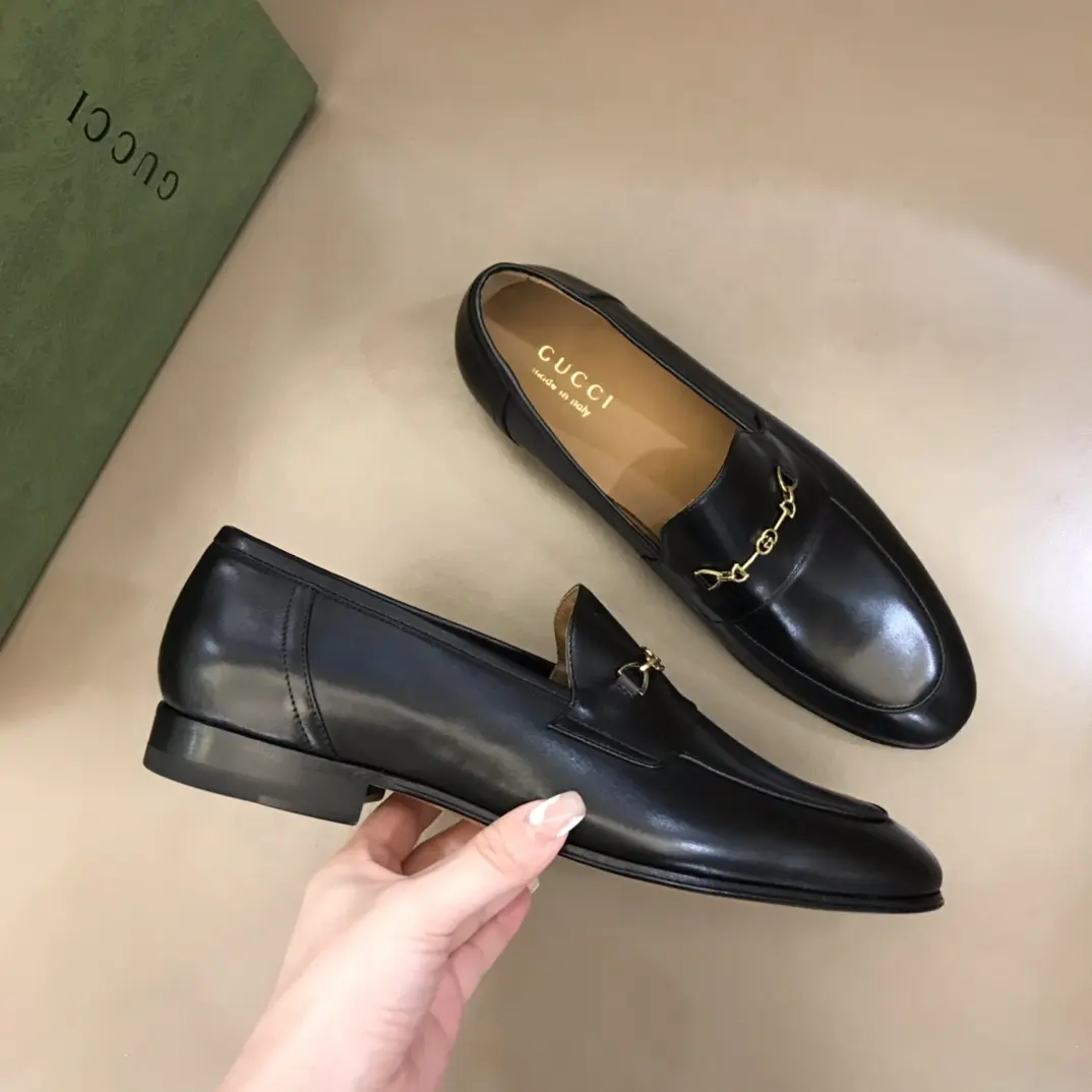 Gucci Jordaan Loafer, Black, Horsebit –  Rep Shoes & Replica Shoes Minimalist 910