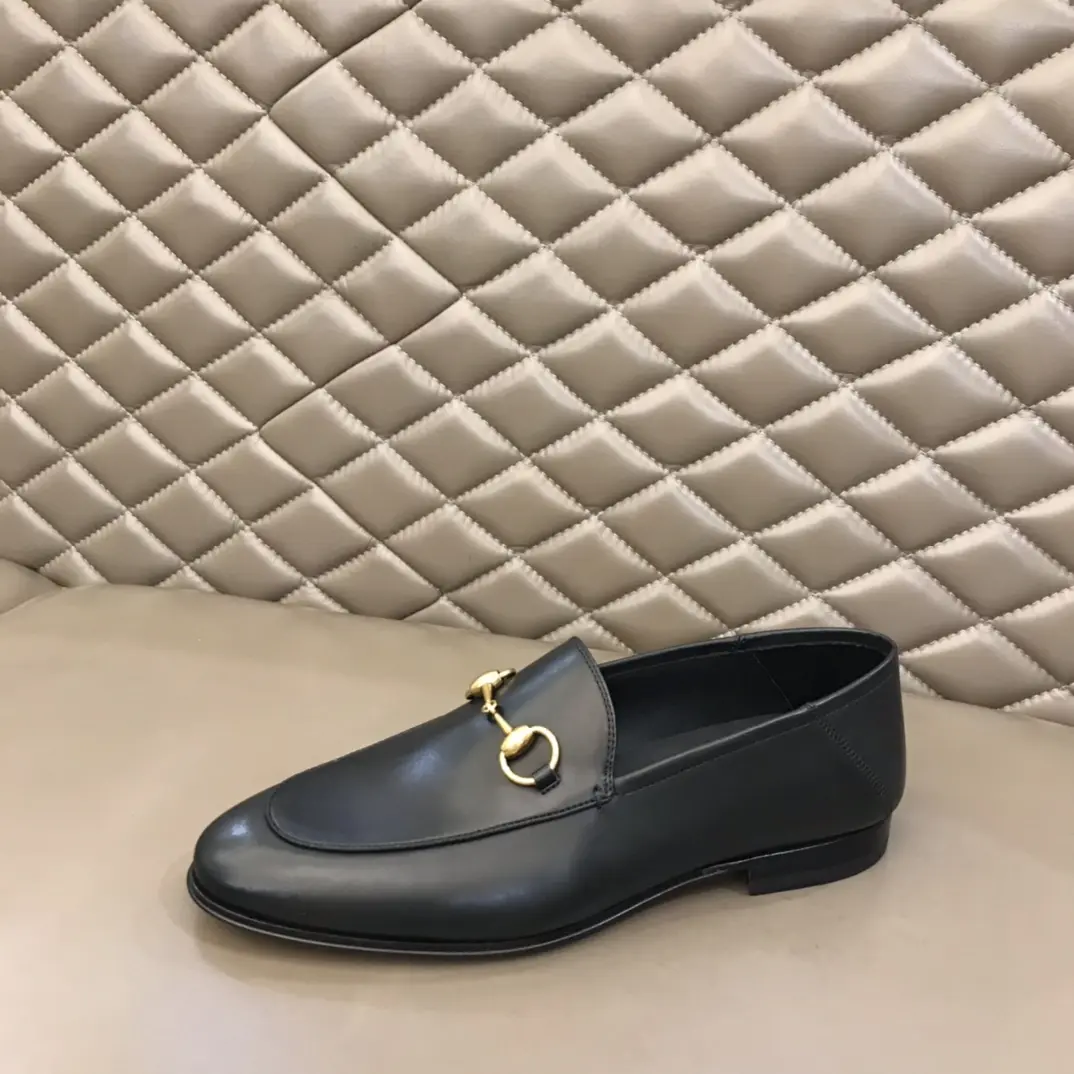 Sustainable Gucci Jordaan Loafer Black Leather –  Replica Shoes & Rep Shoes Collection 902