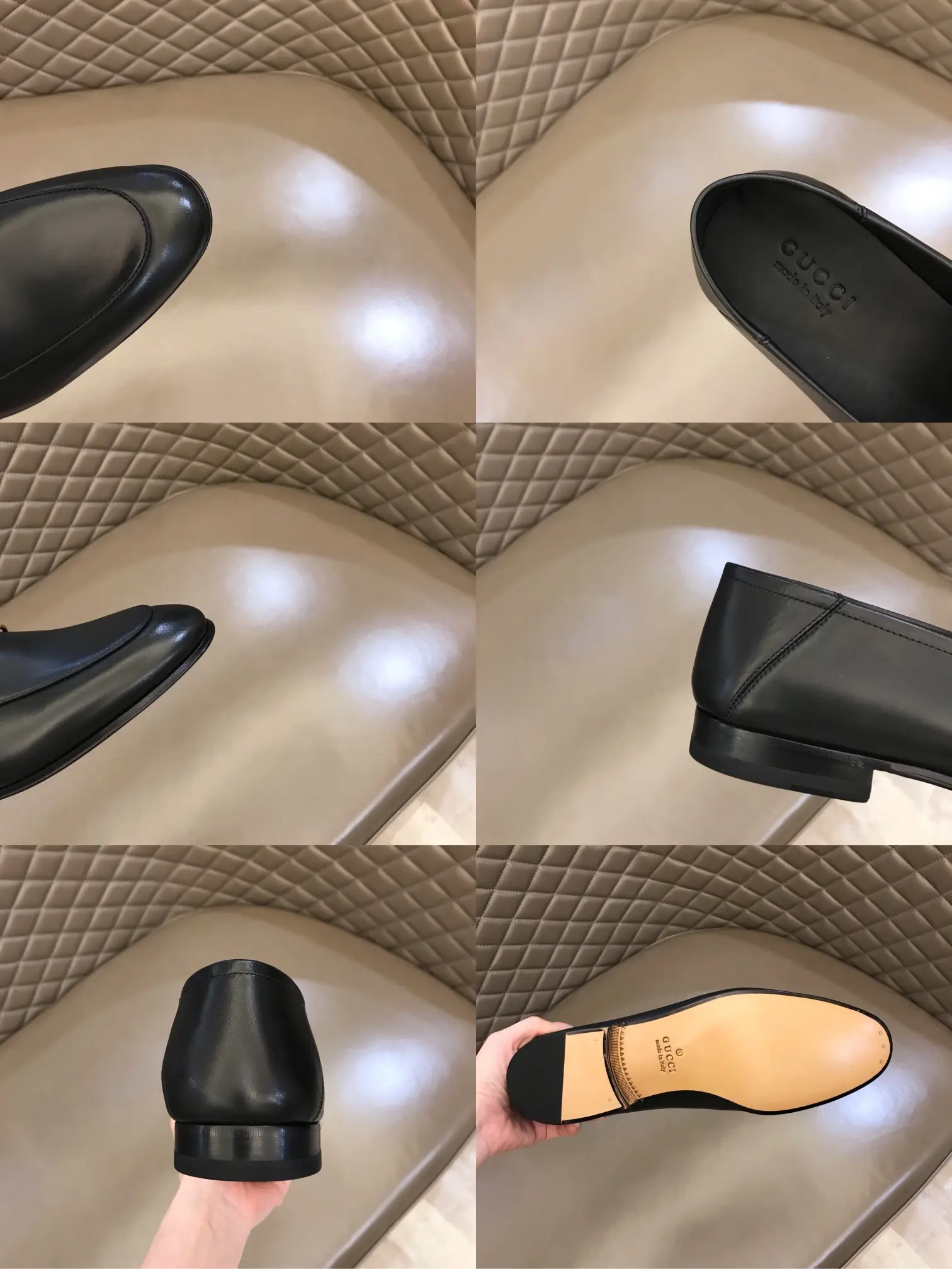 Sustainable Gucci Jordaan Loafer Black Leather –  Replica Shoes & Rep Shoes Collection 902