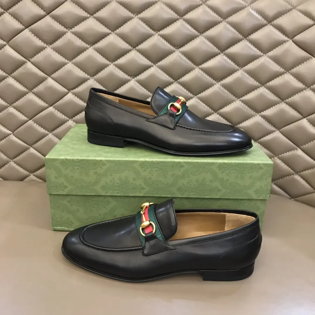 Gucci Jordaan Loafer Black Leather Slip-On –  Rep Shoes with Authentic Replica Style BestValue 900