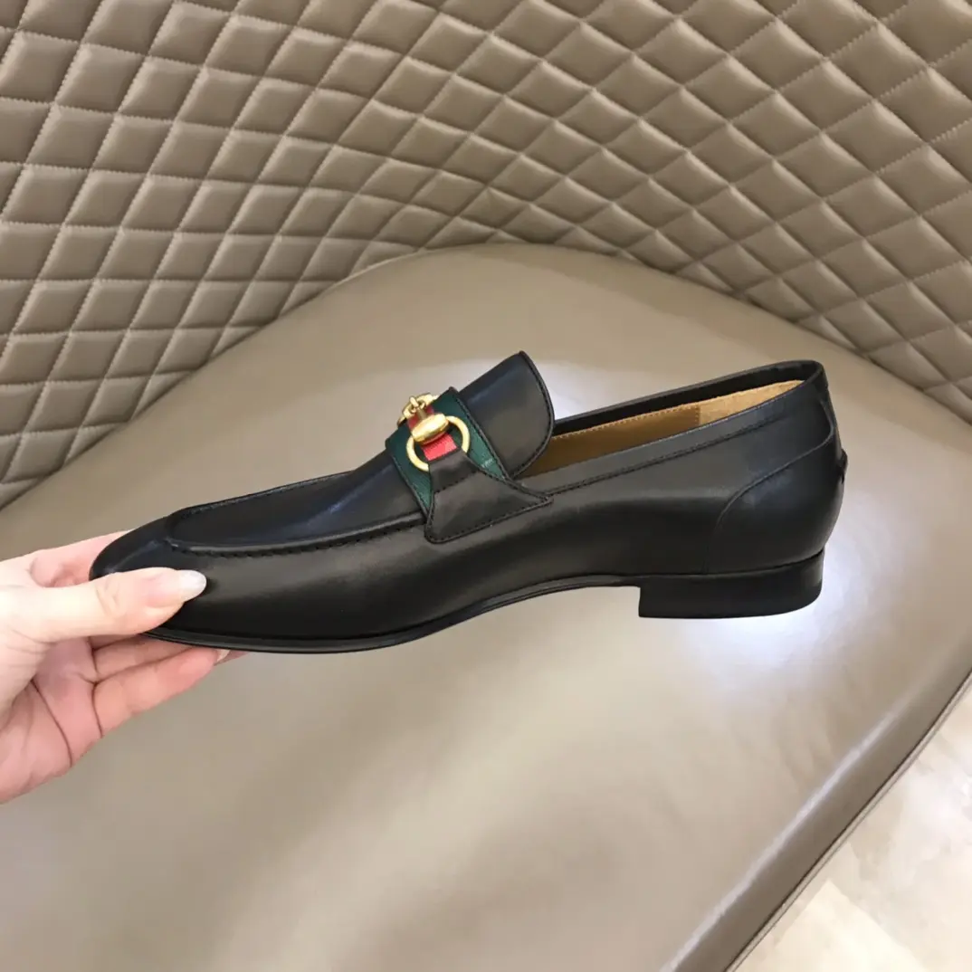 Gucci Jordaan Loafer Black Leather Slip-On –  Rep Shoes with Authentic Replica Style BestValue 900