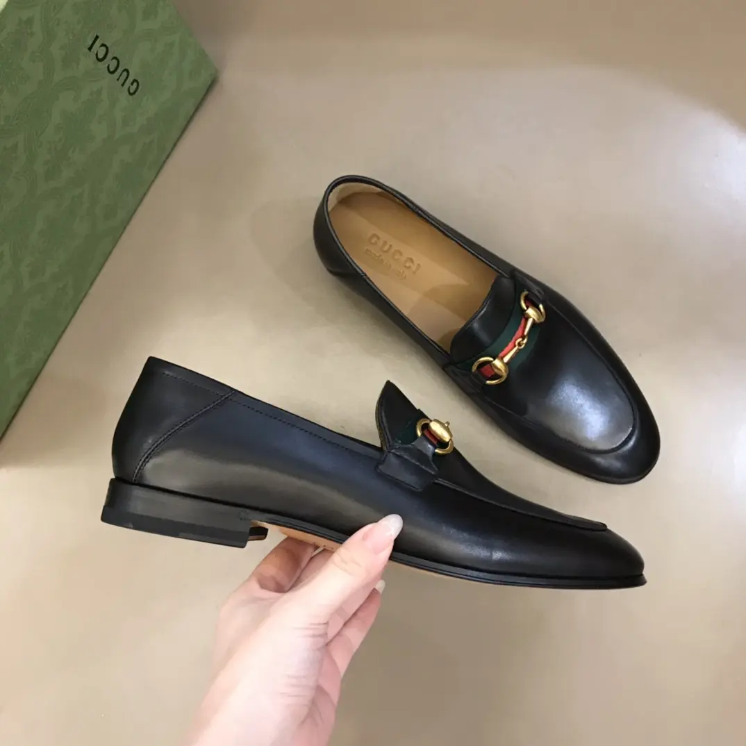 EasyCare Gucci Jordaan Loafer, Black, Slip-On –  Rep Shoes & Replica Shoes 908