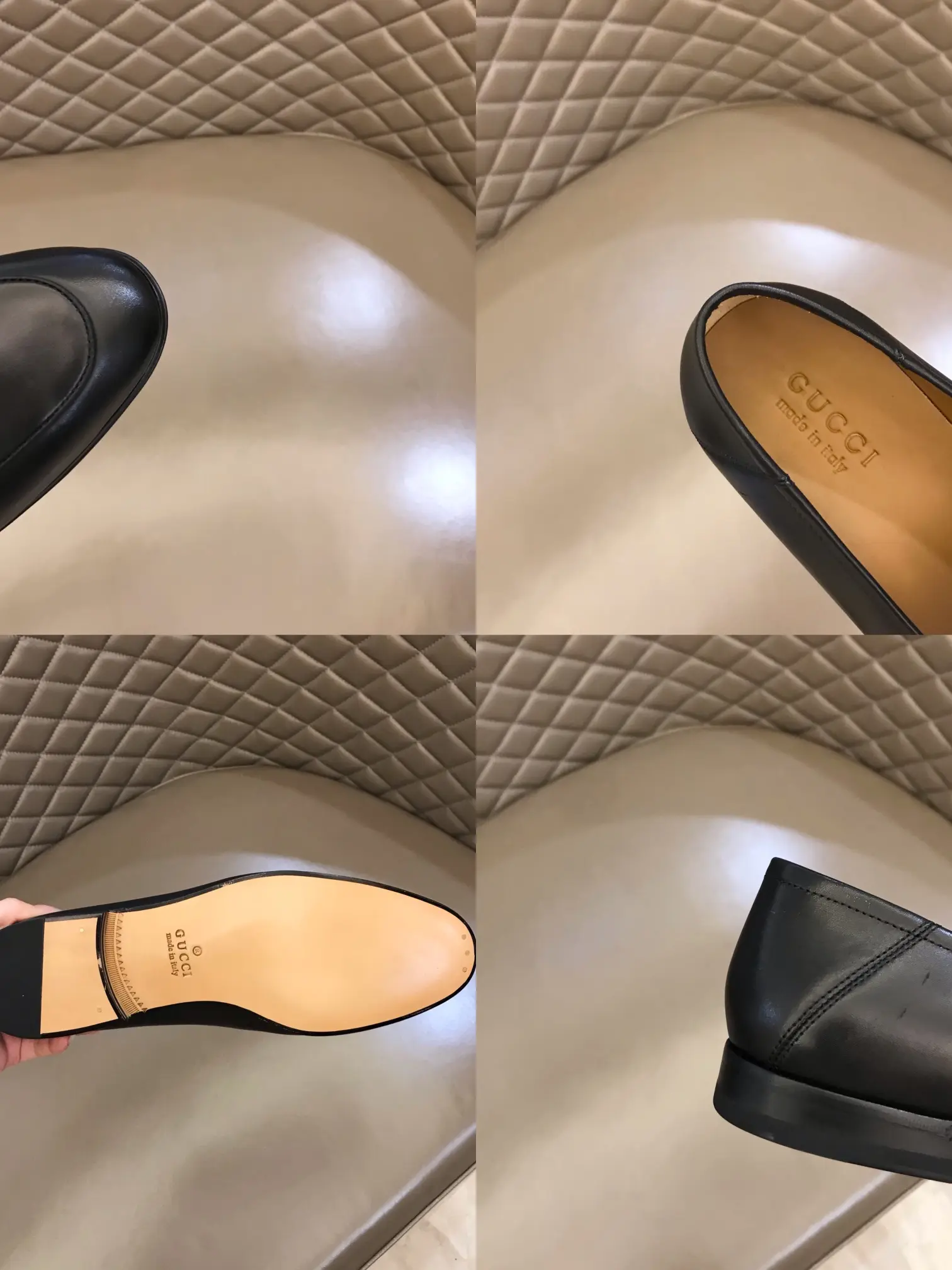 EasyCare Gucci Jordaan Loafer, Black, Slip-On –  Rep Shoes & Replica Shoes 908