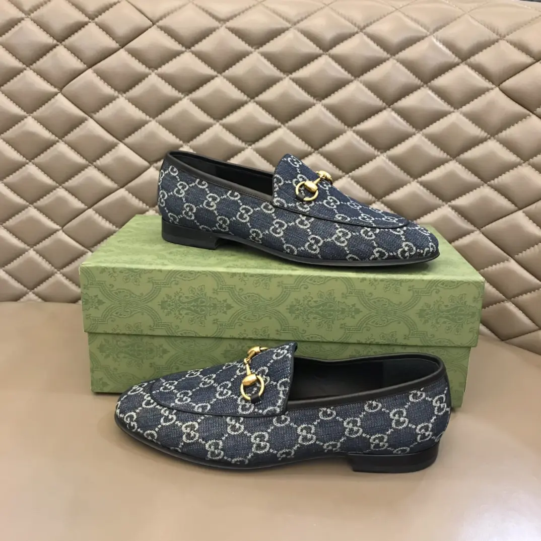 Gucci Jordaan Loafer, Blue GG, Slip-On –  Rep Shoes & Gucci Replica BestValue 892