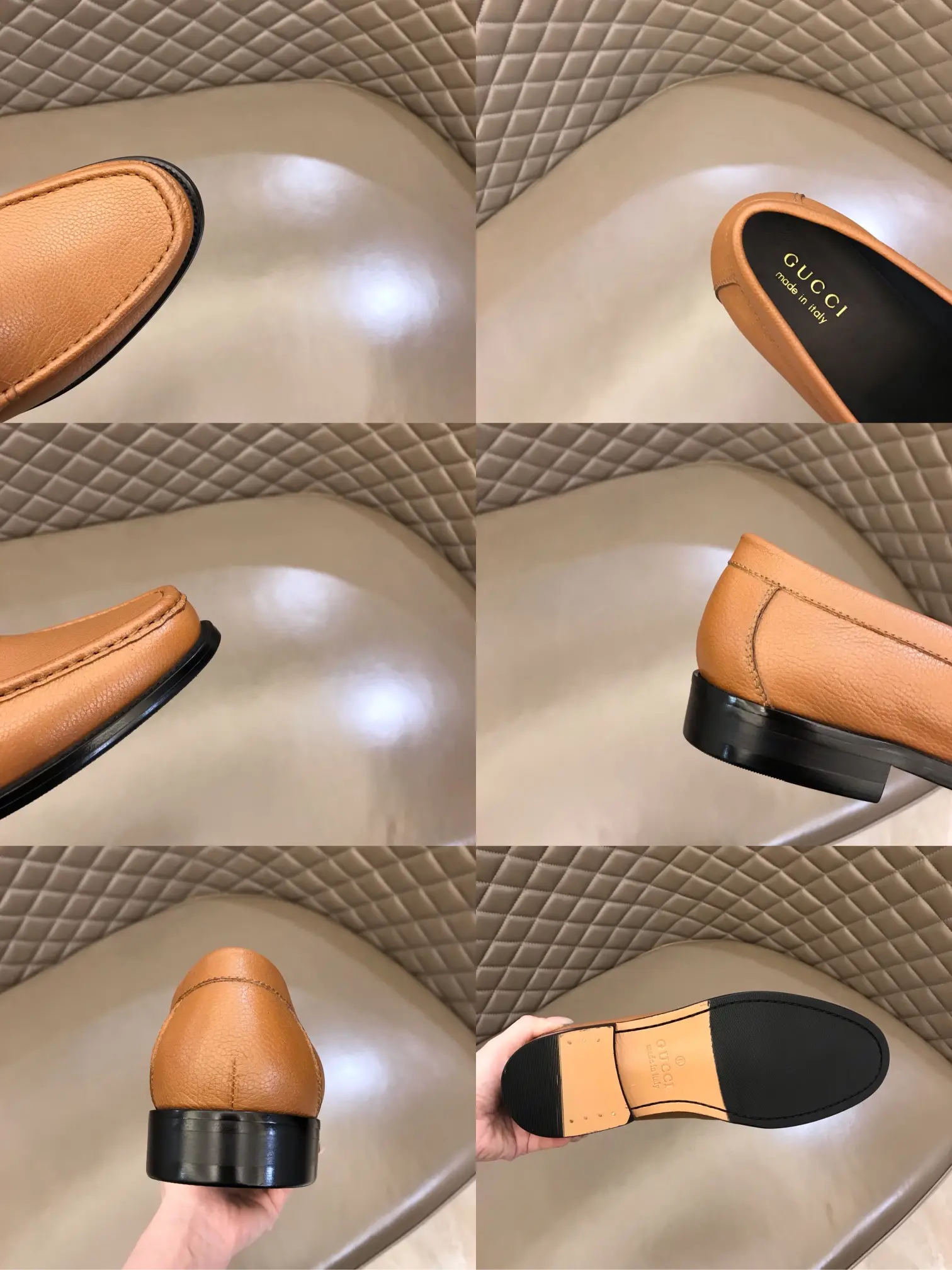 FashionForward Gucci Jordaan Loafer, Tan Leather, Slip-On –  Replica Shoes with Top Rep Shoes Quality 901