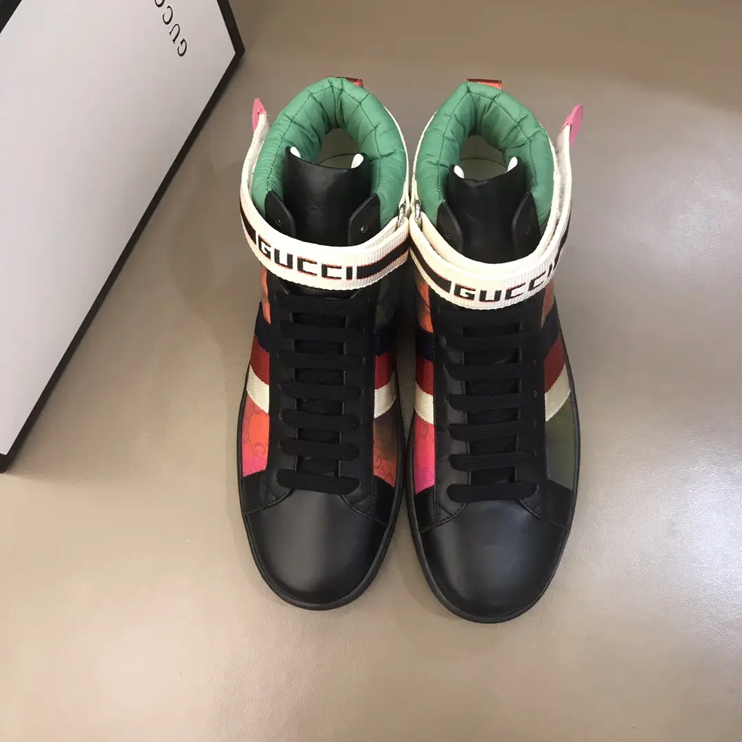 UrbanStyle Gucci New Ace High-Top Sneakers Multicolor –  Gucci Replica with High Quality 836
