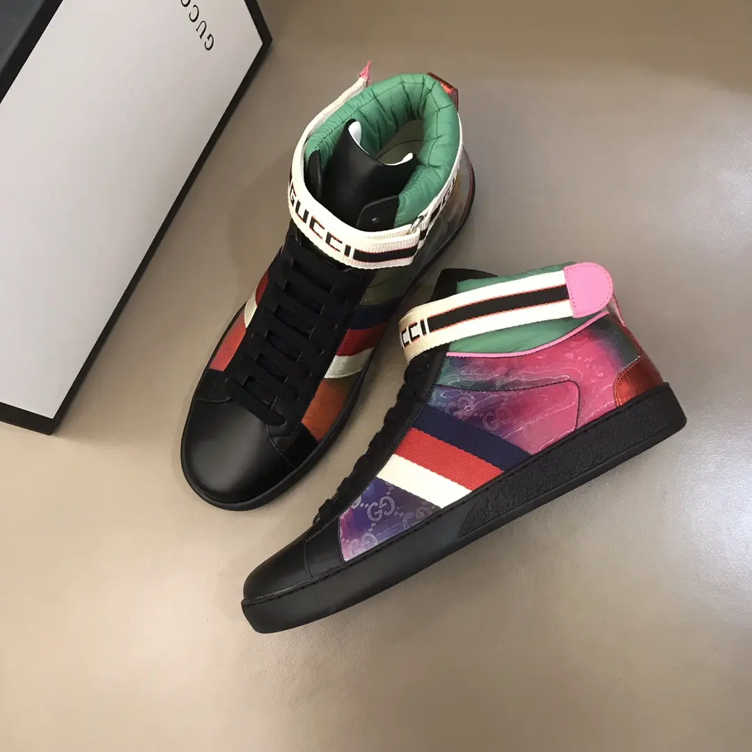UrbanStyle Gucci New Ace High-Top Sneakers Multicolor –  Gucci Replica with High Quality 836