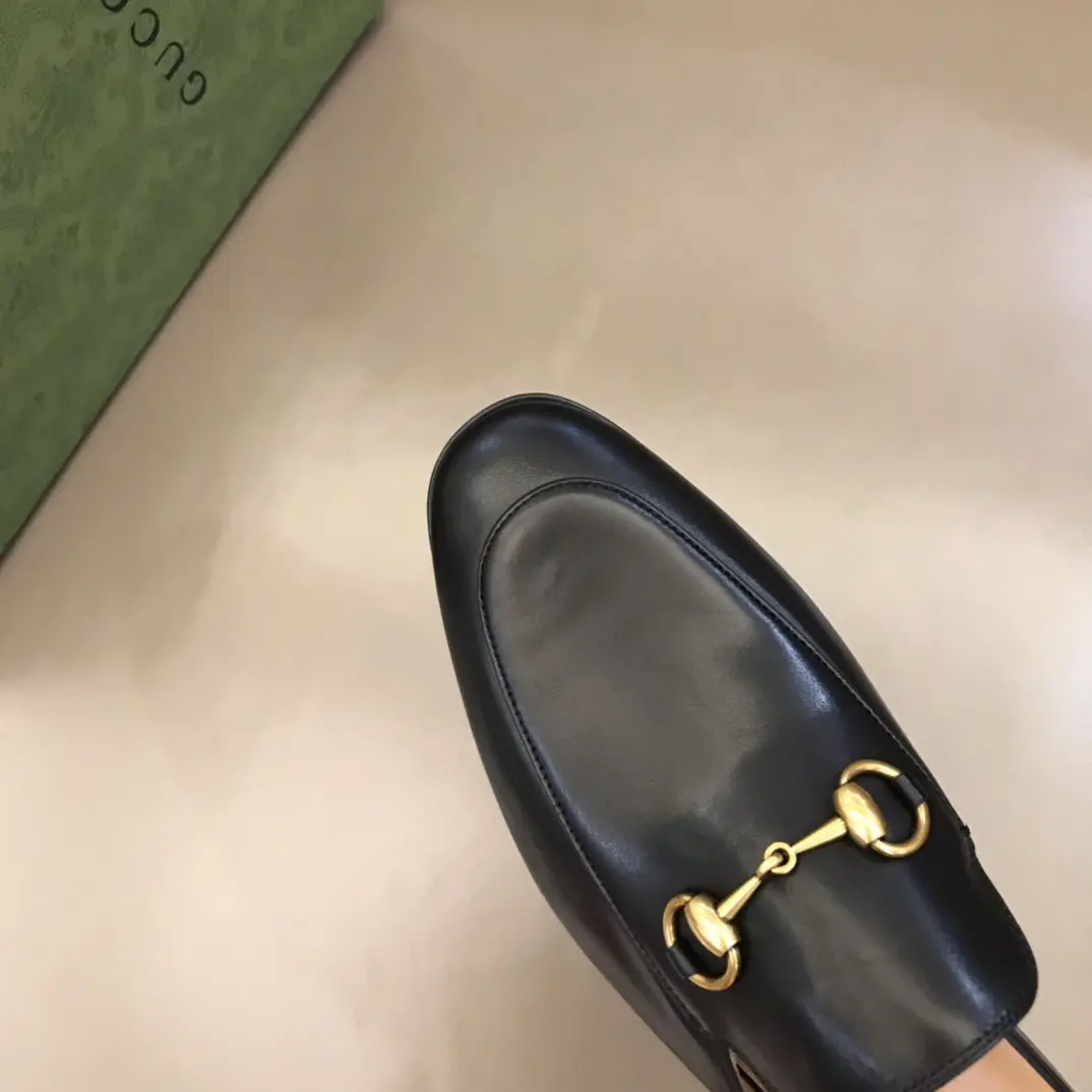 Gucci Princetown Mule Black Leather Slippers –  Gucci Replica Shoes & Rep Footwear Refined 881