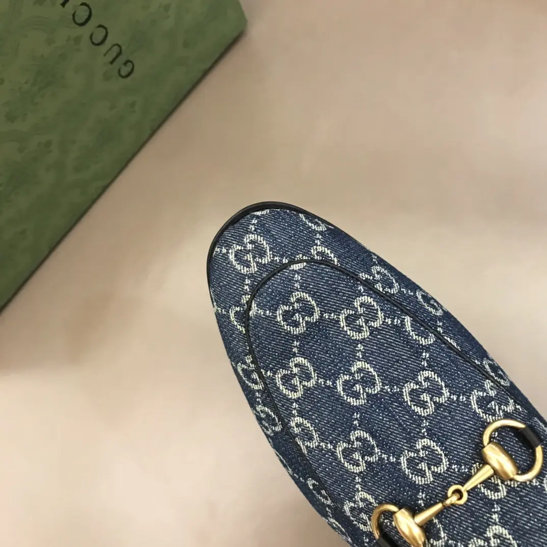 Gucci Princetown Mule Blue GG Canvas –  Rep Shoes & High Quality Replica Gucci Shoes Sustainable 879