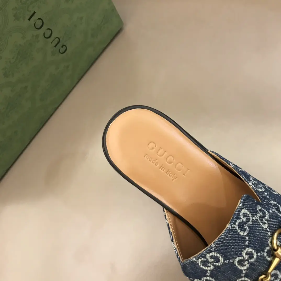 Gucci Princetown Mule Blue GG Canvas –  Rep Shoes & High Quality Replica Gucci Shoes Sustainable 879
