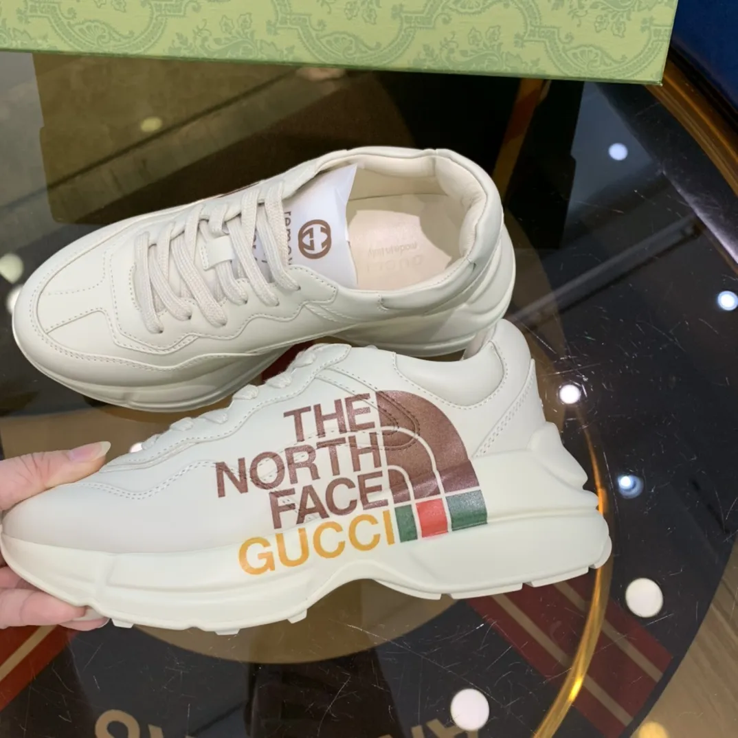 Gucci Rhyton Dad Sneakers White Leather –  Rep Shoes & Replica Shoes Collection Refined 917