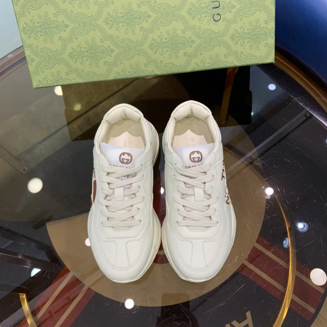 Gucci Rhyton Dad Sneakers White Leather –  Rep Shoes & Replica Shoes Collection Refined 917