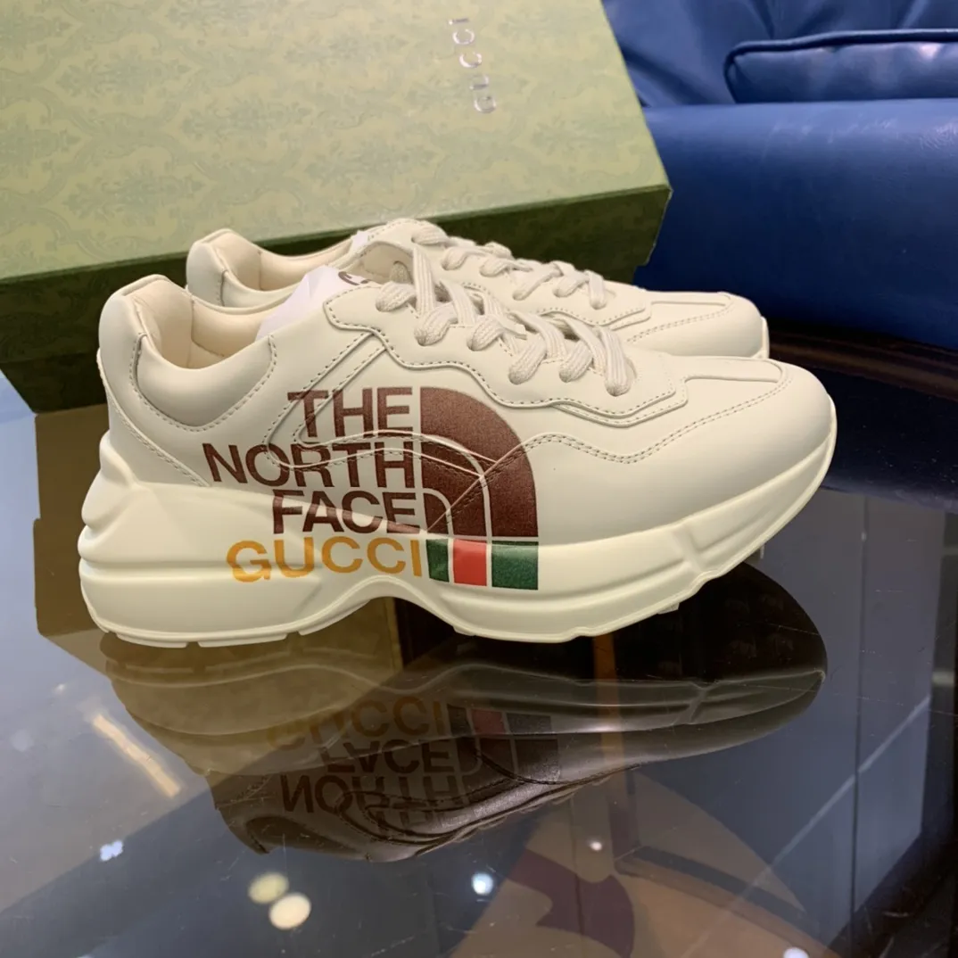 Gucci Rhyton Dad Sneakers White Leather –  Rep Shoes & Replica Shoes Collection Refined 917