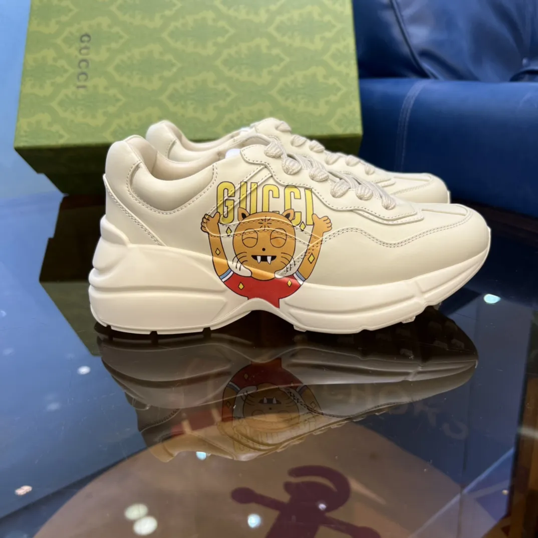Gucci Rhyton Sneaker Beige Cartoon Print –  Rep Shoes & Replica Shoes AllSeason 920