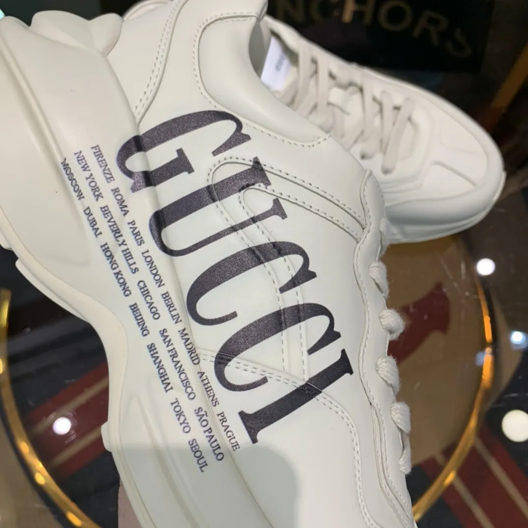 Gucci Rhyton Sneaker Beige Leather Dad Shoe –  Rep Shoes & Replica Gucci Styles BestValue 918