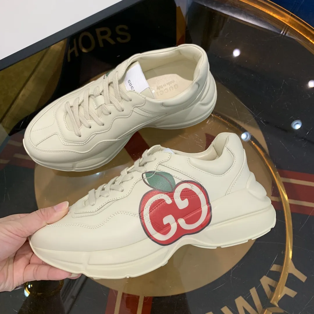 Gucci Rhyton Sneaker Beige Leather Dad Shoe –  Rep Shoes & Replica Styles Sleek 932