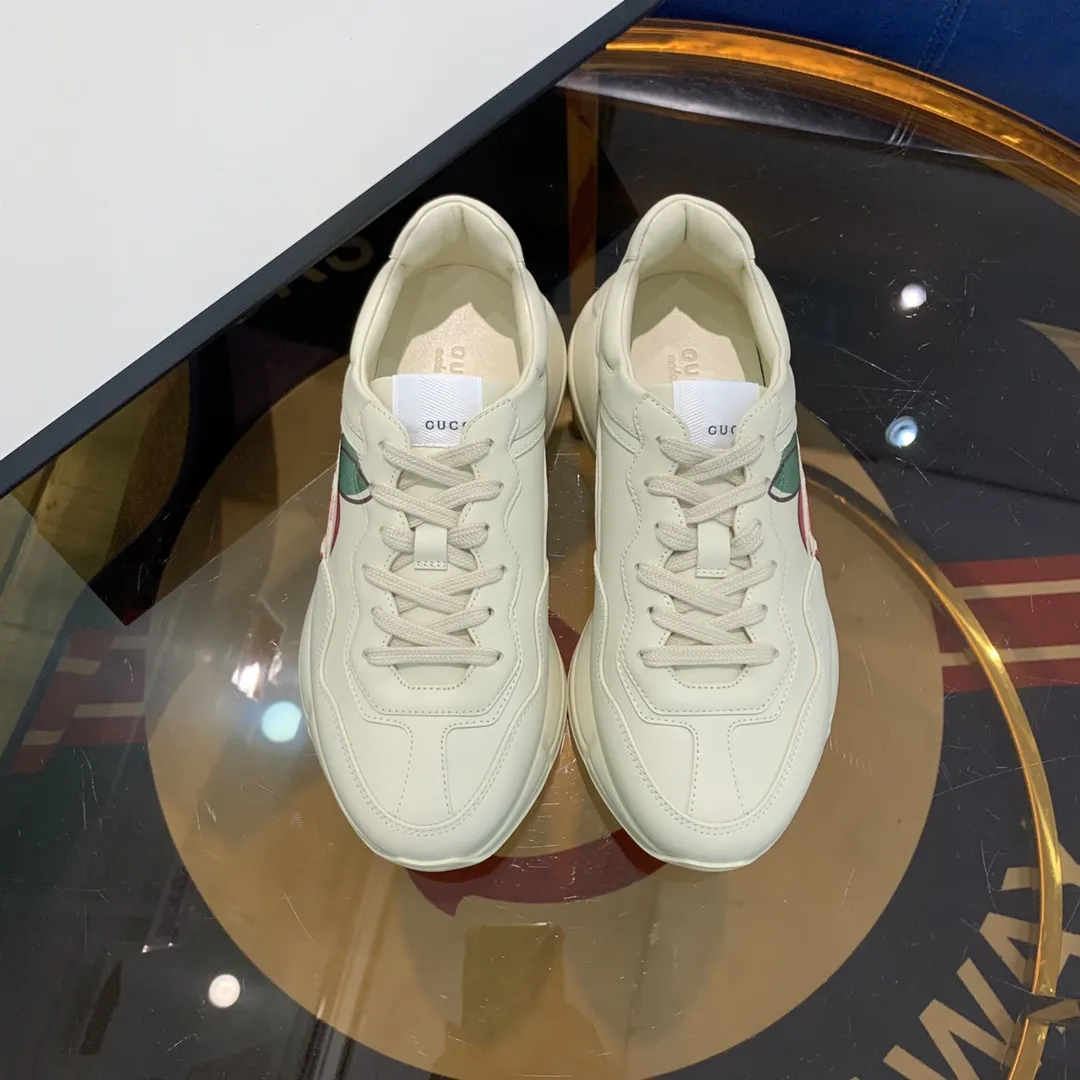 Gucci Rhyton Sneaker Beige Leather Dad Shoe –  Rep Shoes & Replica Styles Sleek 932