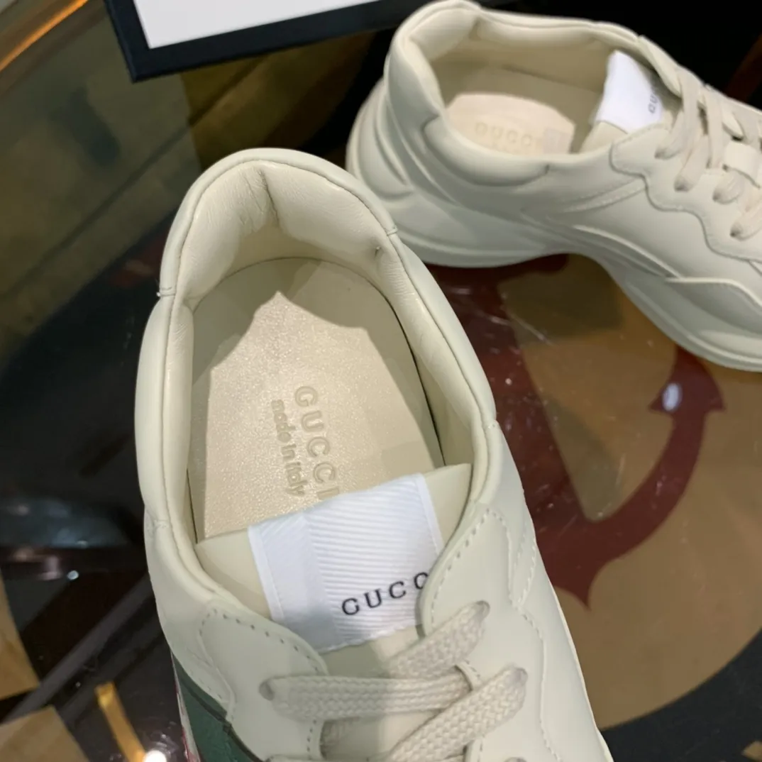 Gucci Rhyton Sneaker Beige Leather Dad Shoe –  Rep Shoes & Replica Styles Sleek 932